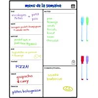 SmartPanda Calendario Magnético para Nevera - Ideal Planificador de Menú- Recordatorio- Lista de la Compra - Pizarra…